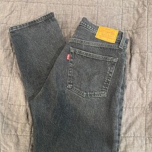 Levi's 501 Women's Black Straight Leg Jeans